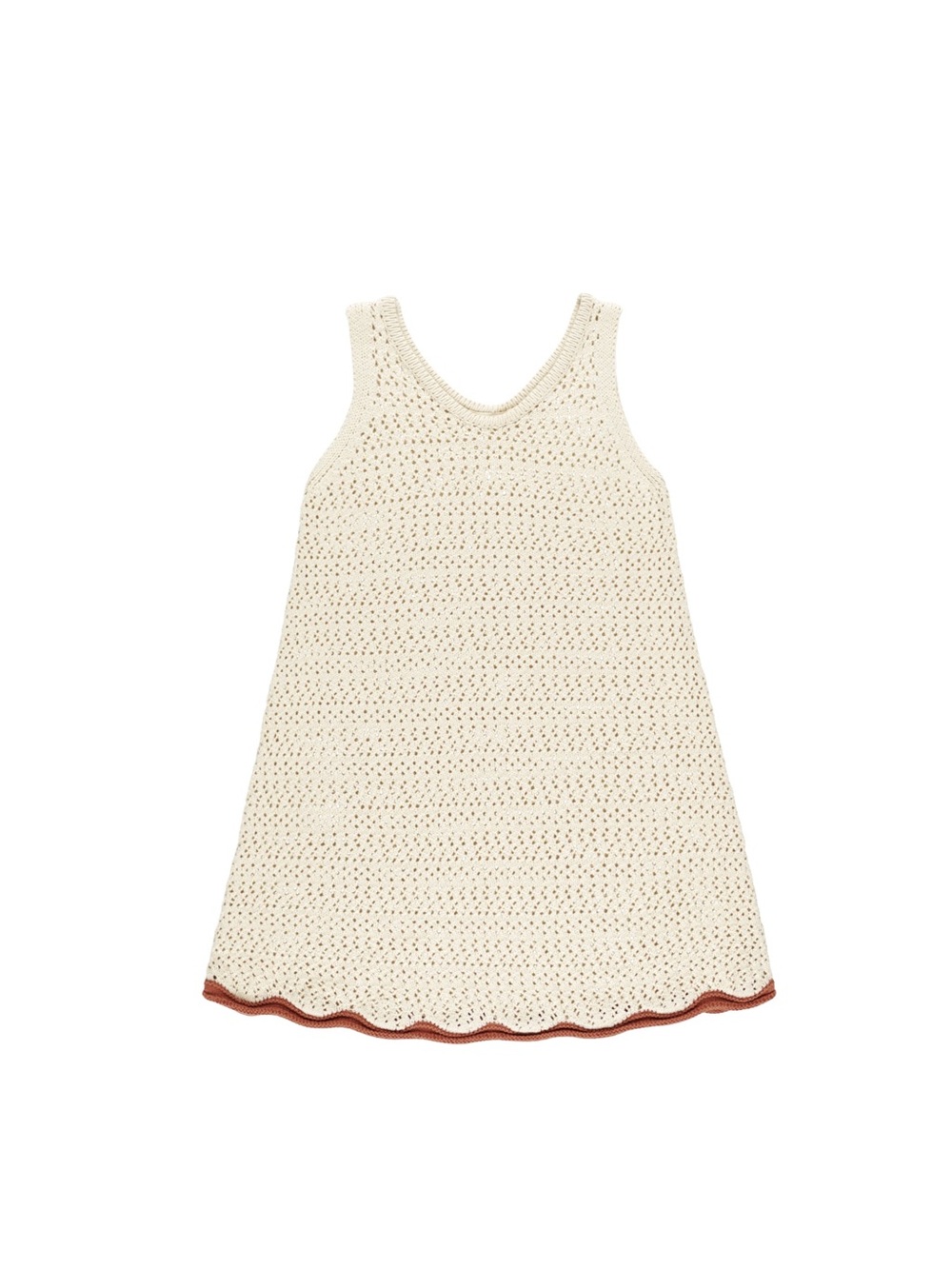 Rylee + Cru girl’s crochet tank mini dress